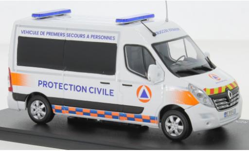 Renault Master 1/43 Eligor Kasten Premiers Secours - Prougeection Civile 2014 miniature