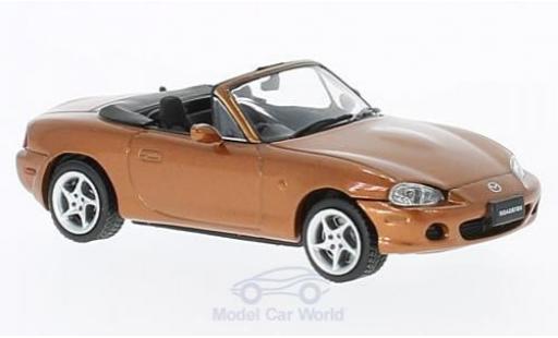 Mazda MX 1/43 First 43 Models -5 Roadster metallise orange RHD 2001 miniature