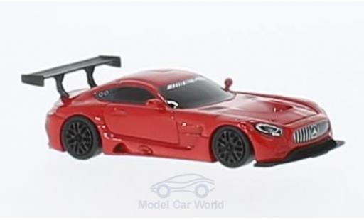 Mercedes AMG GT 1/87 FrontiArt 3 rosso modellino in miniatura