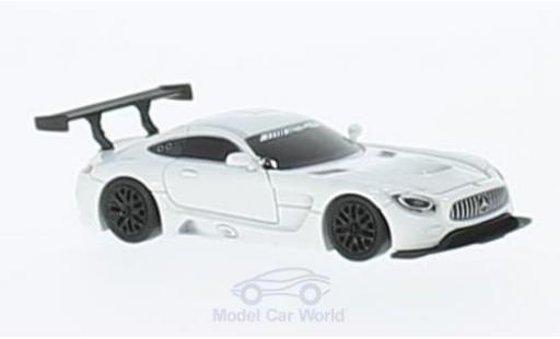 Mercedes AMG GT 1/87 FrontiArt 3 blanche miniature