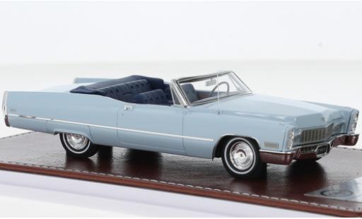 Cadillac Deville 1/43 GIM   Great Iconic Models DeVille Convertible bleue 1968 miniature