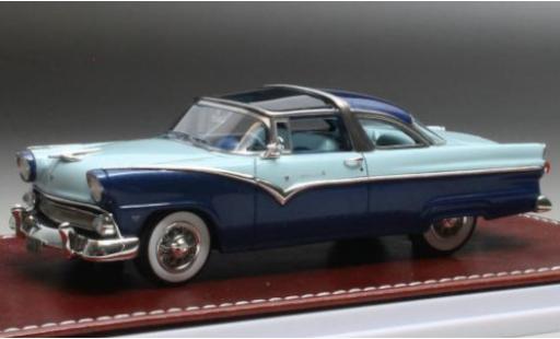 Ford Fairlane 1/43 GIM   Great Iconic Models GIM - Great Iconic Models Crown Victoria metallic-bleu foncé/bleu clair 1955 miniature
