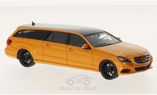 Mercedes Classe E 1/43 GLM (S212) Binz Estate Limousine metallic-orange/black 2015 diecast model cars