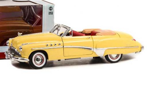 Buick Roadmaster 1/18 Greenlight Convertible jaune Rain Man 1949 miniature