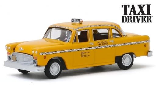 Checker Marathon 1/64 Greenlight Taxi Cab jaune/Dekor Taxi Driver 1975 miniature