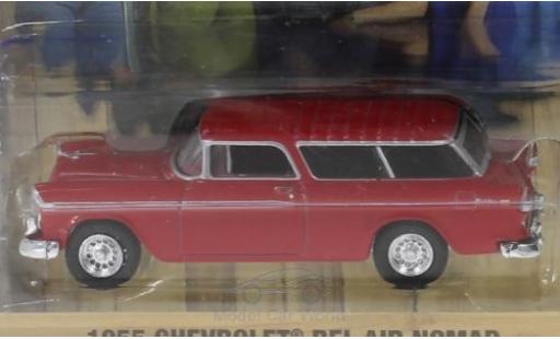 Chevrolet Bel Air 1/64 Greenlight Nomad rouge Home Improvement 1955 miniature
