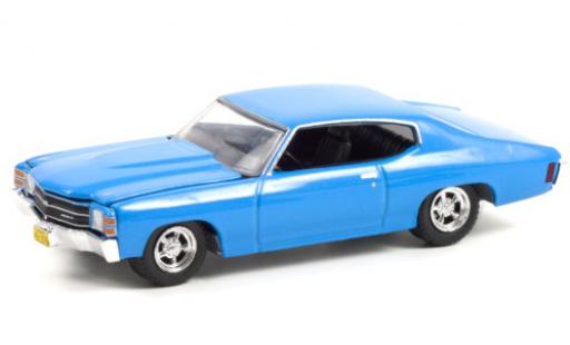 Chevrolet Chevelle 1/64 Greenlight SS metallic-azul 1971 The Rookie (TV s�rie 2018 - jetzt) coche miniatura