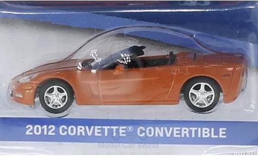 Chevrolet Corvette 1/64 Greenlight Convertible metallic-orange 2012 General Motors Series 1 ohne Vitrine diecast model cars