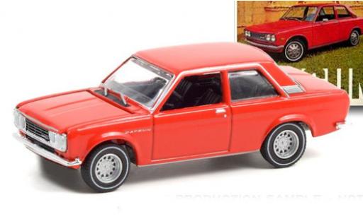 Datsun 510 1/64 Greenlight rouge 1972 miniature