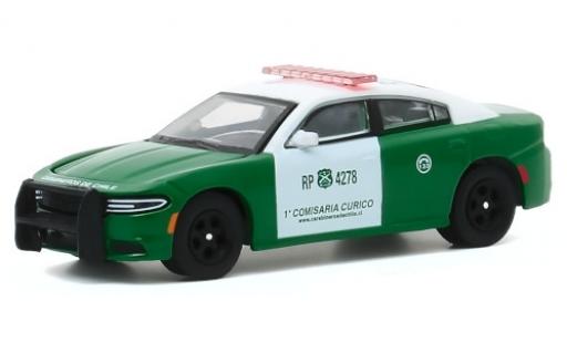Dodge Charger 1/64 Greenlight Pursuit Carabineros de Chile - 1a Comisaria Curico 2018 diecast model cars