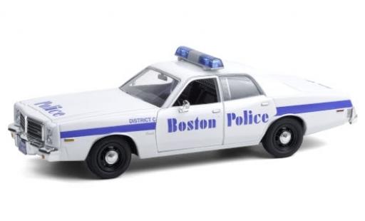 Dodge Coronet 1/24 Greenlight Boston Police 1976 miniature