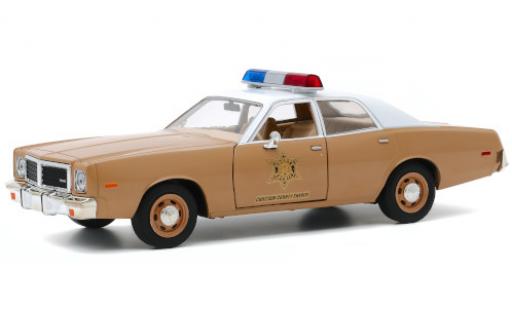 Dodge Coronet 1/24 Greenlight Choctaw County Sheriff 1975 diecast model cars
