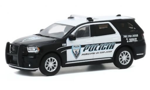 Dodge Durango 1/64 Greenlight Pursuit Policia Municipal de San Juan 2018 diecast model cars