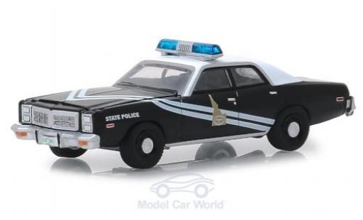 Dodge Monaco 1/64 Greenlight noire/blanche Idaho State Police 1978 miniature