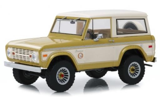 Ford Bronco 1/18 Greenlight Colorado Gold Rush gold/hellbeige 1976 diecast model cars