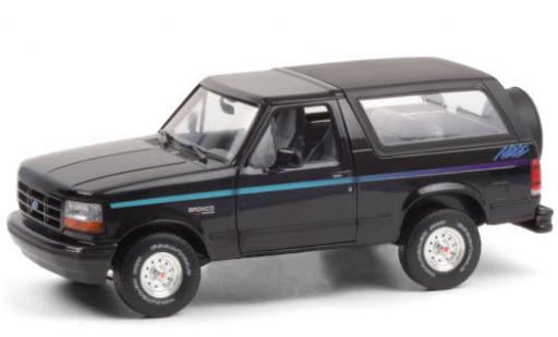 Ford Bronco 1/18 Greenlight Nite Edition noire/Dekor 1992 miniature