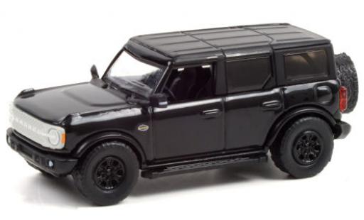 Ford Bronco 1/64 Greenlight Wildtrak noire 2021 miniature