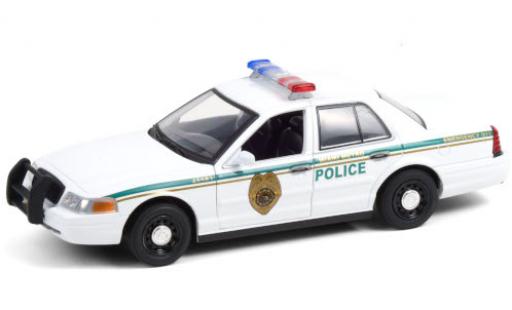 Ford Crown 1/24 Greenlight Victoria Miami Metro Police 2001 Dexter diecast model cars