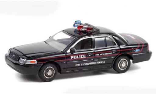 Ford Crown 1/64 Greenlight Victoria Police Interceptor black/Dekor Test and Evaluation 2001 diecast model cars