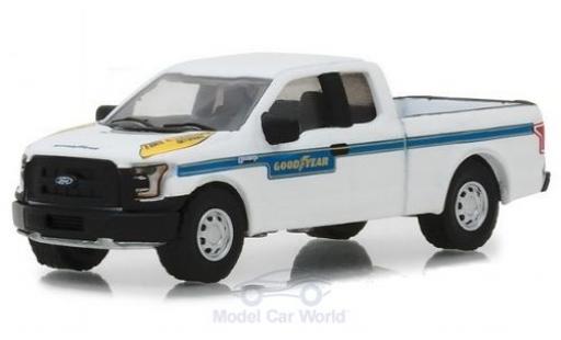 Ford F-1 1/64 Greenlight 50 white Goodyear 2016 diecast model cars