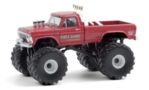 Ford F-250 1/64 Greenlight Monster Truck First Blood 1978 diecast model cars
