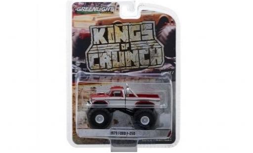 Ford F-250 1/64 Greenlight rouge/blanche 1979 miniature