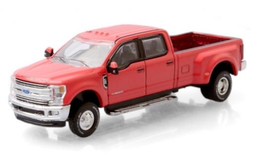 Ford F-350 1/64 Greenlight Lariat rouge 2019 miniature