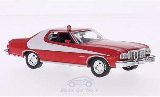 Ford Gran Torino 1/43 Greenlight red/white 1976 Starsky & Hutch TV-Serie diecast model cars