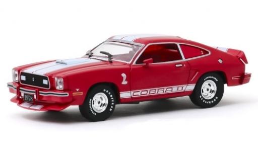 Ford Mustang 1/43 Greenlight II Cobra II red/white 1976