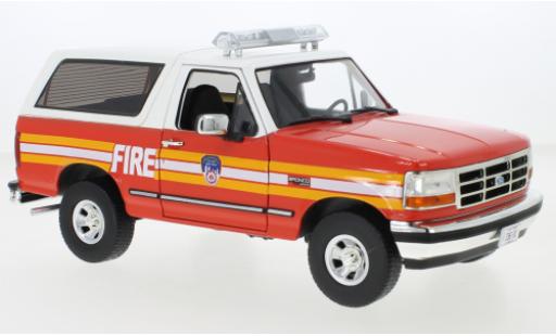 Ford Bronco 1/18 Greenlight New York City Fire Department 1996 diecast model cars