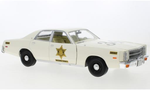 Plymouth Fury 1/18 Greenlight Riverton Sheriff 1977 miniature