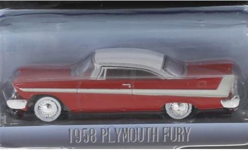 Plymouth Fury 1/43 Greenlight rouge/blanche Christine 1958 miniature