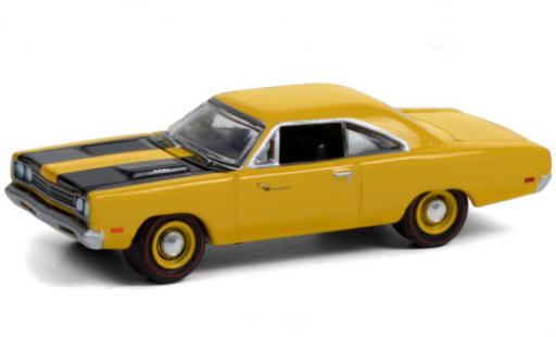 Plymouth Road Runner 1/64 Greenlight amarillo/negro 1969 Pawn Stars coche miniatura
