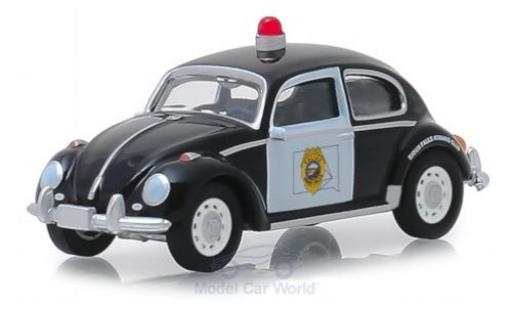 Volkswagen Beetle 1/64 Greenlight black/white Sioux Falls Police diecast model cars