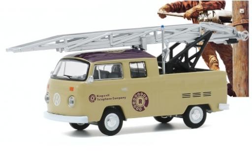 Volkswagen T2 1/64 Greenlight Double Cab Ladder Truck Ringwell Telephone Company 1972 miniature