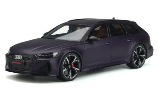 Audi RS6 1/18 GT Spirit Avant (C8) matt-lila 2020 diecast model cars