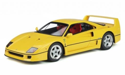 Ferrari F40 1/18 GT Spirit yellow 1987 diecast model cars