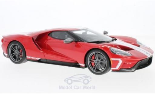Ford GT 1/18 GT Spirit rouge/blanche 2017 Heritage Edition miniature