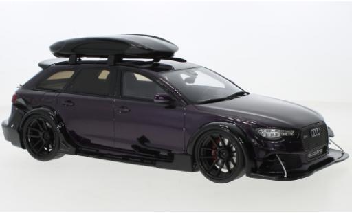 Audi RS6 1/18 GT Spirit Avant (C7) metallise violette miniature