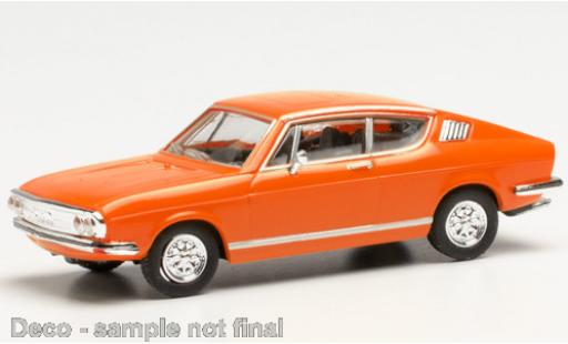 Audi 100 1/87 Herpa S Coupe orange miniature
