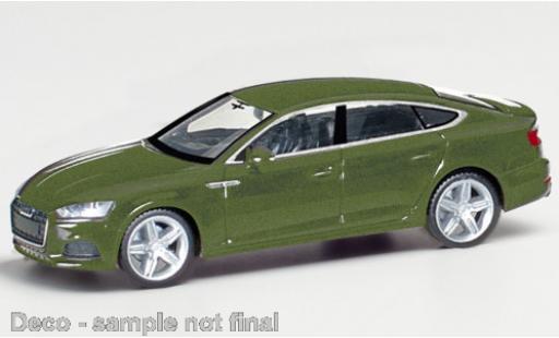 Audi A5 1/87 Herpa Sportback metallic-oliv miniature