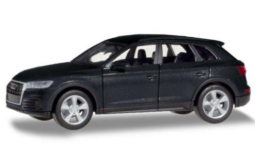 Audi Q5 1/87 Herpa metallic-dunkelgrise miniature