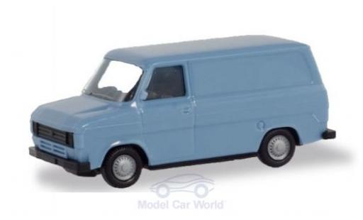 Ford Transit 1/87 Herpa Kasten bleue miniature