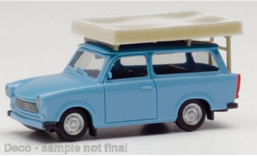 Trabant 601 1/87 Herpa Universal bleu clair miniature