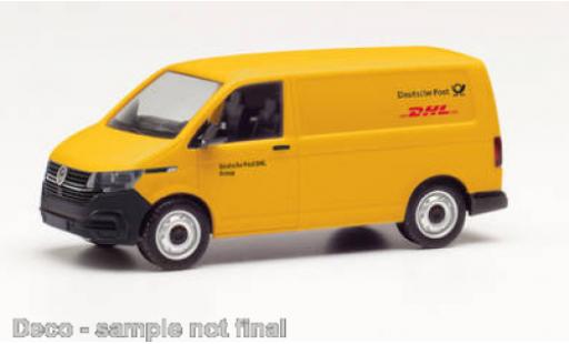Volkswagen T6 1/87 Herpa .1 fourgon Allemand Post / DHL diecast model cars