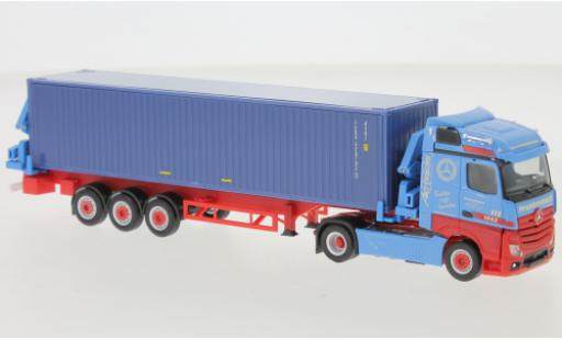 Mercedes Actros 1/87 Herpa Streamspace 2.5 Frankenbach Container-Seitenlader diecast model cars