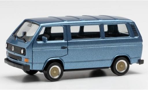 Volkswagen T3 1/87 Herpa Bus metallic-hellbleue avec BBS-jantes miniature