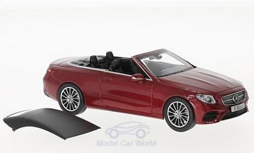 Mercedes Classe E 1/43 iScale Cabriolet (A238) metallic-red 2017 diecast model cars