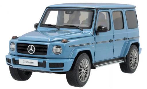 Mercedes Classe G 1/18 I Minichamps AMG Line (W463) blue 2018 diecast model cars
