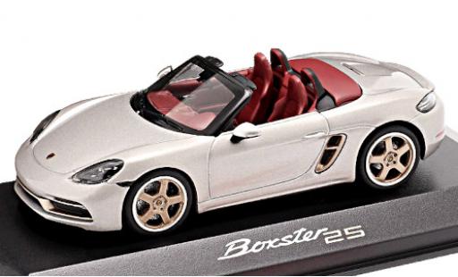 Porsche Boxster 1/43 I Minichamps 718 25 (982) metallic-hellgrise 2021 25 années miniature